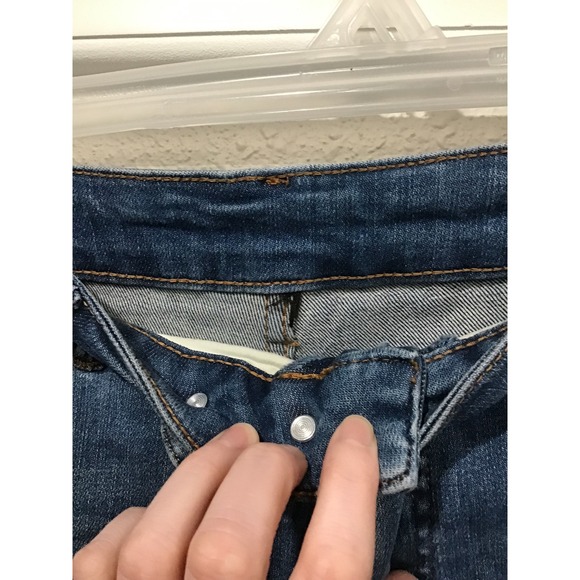 Judy Blue Double Button Tummy Control Cuffed Bermuda Denim Shorts 1XL Stretch - Picture 5 of 7